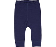 Marineblå uld/bomuld leggings fra Joha