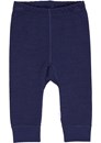 Marineblå uld/bomuld leggings fra Joha